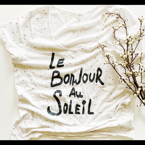 Tops - ❤️Anthropologie T. la Bonjour tee